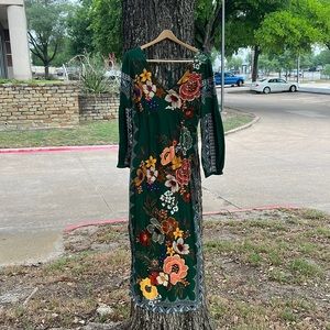 Farm Rio de Jenero for anthropology maxi dress size medium women’s